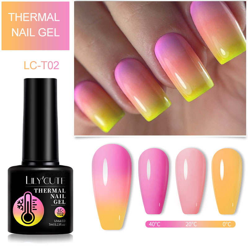 Color Changing Thermal Gel Nail Polish Lilycute